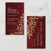 Massagetherapie Visitekaartje (Voorkant / Achterkant)