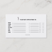 Massagetherapie Visitekaartje (Achterkant)