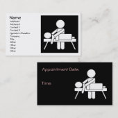 Massagetherapie Visitekaartje Afsprakenkaartje (Voorkant / Achterkant)