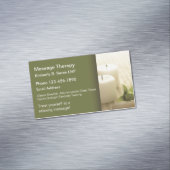 Massagetherapie Visitekaartje magneten (Voorbeeld)