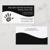 Massagetherapie Visitekaartjes (Voorkant / Achterkant)