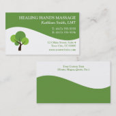Massagetherapie Visitekaartjes (Voorkant / Achterkant)