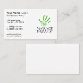 Massagetherapie Visitekaartjes (Voorkant / Achterkant)