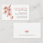Massagetherapie-Visitekaartjes Visitekaartje (Voorkant / Achterkant)