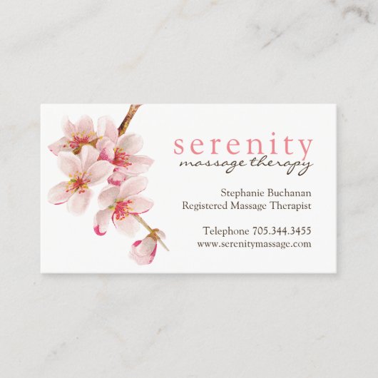 Massagetherapie-Visitekaartjes Visitekaartje (Voorkant)