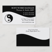 Massagetherapie-Visitekaartjes Visitekaartje (Voorkant / Achterkant)
