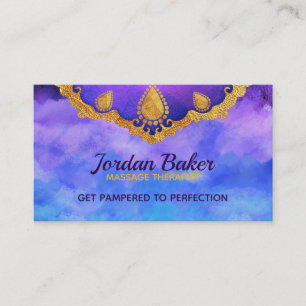 Massagetherapie-Visitekaartjes Visitekaartje