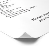 Massagetherapie voor de spieren bij otitis Media Poster (Hoek)