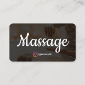 Massagetherapie voor Wellness Professionals Visitekaartje (Achterkant)