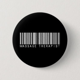 Massagetherapist Bar-code Ronde Button 5,7 Cm