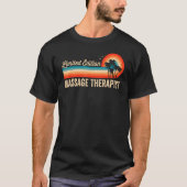Massagetherapist Birthday Retro  Mannen Pap T-shirt (Voorkant)
