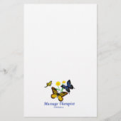 Massagetherapist Butterflies Flyer (Voorkant)