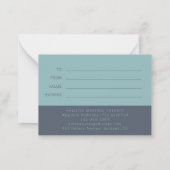 Massagetherapist Cadeaubon met envelop Notitiekaartje (Achterkant)