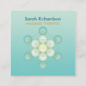 Massagetherapist Editable Visitekaartje (Voorkant)