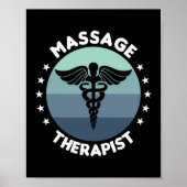Massagetherapist Health Poster (Voorkant)