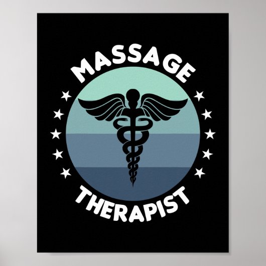 Massagetherapist Health Poster (Voorkant)