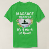Massagetherapist Itx27's een kunstwerk T-shirt (Design voorkant)