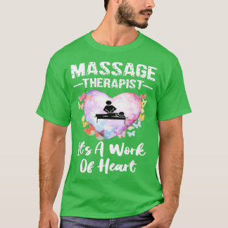 Massagetherapist Itx27's een kunstwerk T-shirt