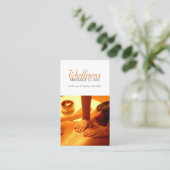 Massagetherapist, kliniek, wasachtige Visitekaartj Visitekaartje (Staand voorkant)