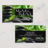 Massagetherapist Klinische Wellness Health Visitekaartje (Voorkant / Achterkant)