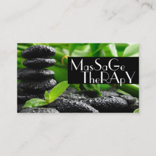Massagetherapist Klinische Wellness Health Visitekaartje
