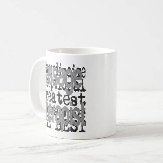 Massagetherapist Koffiemok (Voorkant links)