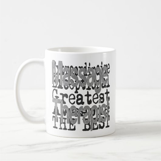 Massagetherapist Koffiemok (Links)