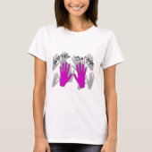 Massagetherapist PINK Hands Design T-shirt (Voorkant)