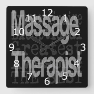 Massagetherapist Vierkante Klok