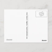 Massagetherapisten grenzen "Een aanraking van de H Briefkaart (Achterkant)