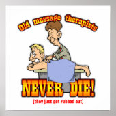 Massagetherapisten Poster (Voorkant)