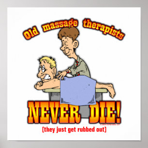 Massagetherapisten Poster