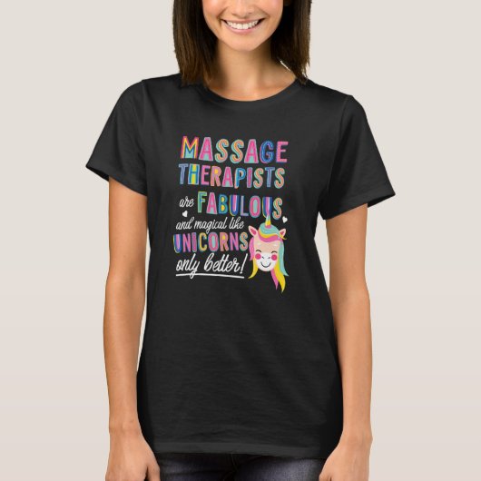Massagetherapisten zijn fabelachtig magisch als Un T-shirt (Voorkant)