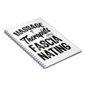 Massagetherapisten zijn fascinerend. notitieboek (Rechterzijde)