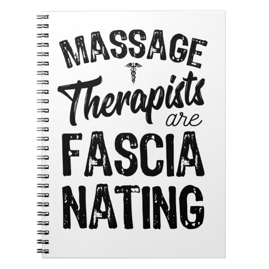 Massagetherapisten zijn fascinerend. notitieboek (Voorkant)