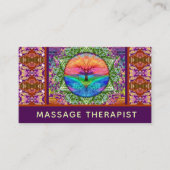 Massagetherapistische boom van het Visitekaartje v (Voorkant)