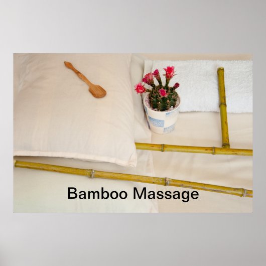 Massagetools voor Bamboo Poster (Voorkant)