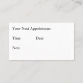 MassageVisitekaartjes Afsprakenkaartje (Achterkant)