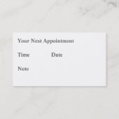 MassageVisitekaartjes Afsprakenkaartje (Achterkant)