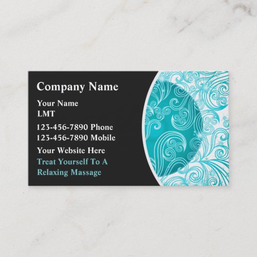 MassageVisitekaartjes Afsprakenkaartje (Voorkant)