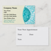 MassageVisitekaartjes Afsprakenkaartje (Voorkant / Achterkant)