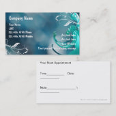 MassageVisitekaartjes Afsprakenkaartje (Voorkant / Achterkant)