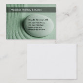 MassageVisitekaartjes Visitekaartje (Voorkant / Achterkant)
