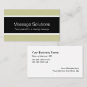 MassageVisitekaartjes Visitekaartje (Voorkant / Achterkant)