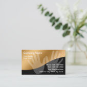 MassageVisitekaartjes Visitekaartje (Staand voorkant)