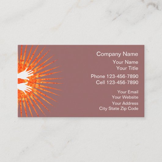 MassageVisitekaartjes Visitekaartje (Voorkant)