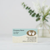 MassageVisitekaartjes Visitekaartje (Staand voorkant)