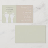 MassageVisitekaartjes Visitekaartje (Voorkant / Achterkant)