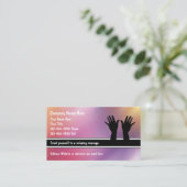 MassageVisitekaartjes Visitekaartje (Staand voorkant)