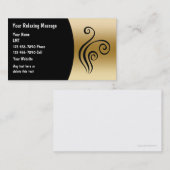 MassageVisitekaartjes Visitekaartje (Voorkant / Achterkant)